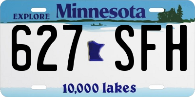 MN license plate 627SFH