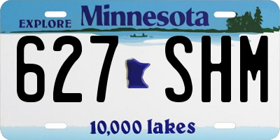 MN license plate 627SHM