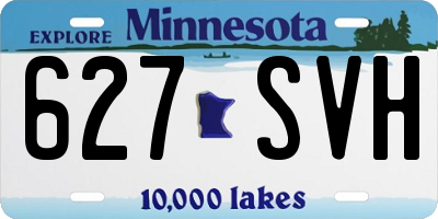 MN license plate 627SVH