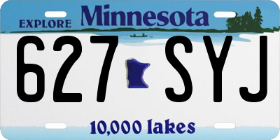 MN license plate 627SYJ