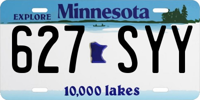 MN license plate 627SYY