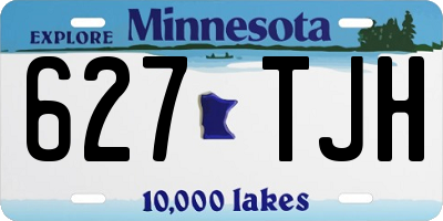 MN license plate 627TJH