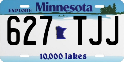 MN license plate 627TJJ