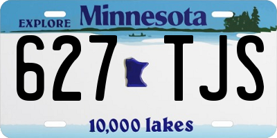 MN license plate 627TJS