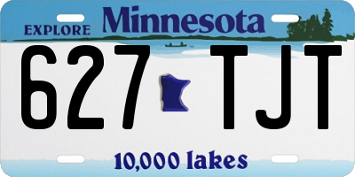 MN license plate 627TJT