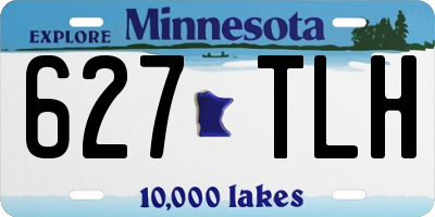 MN license plate 627TLH