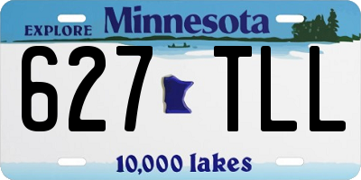 MN license plate 627TLL