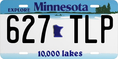 MN license plate 627TLP