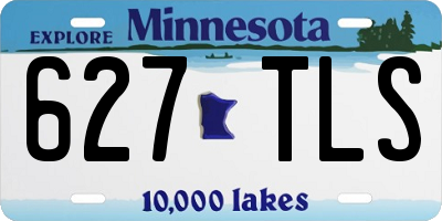 MN license plate 627TLS