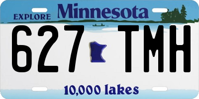 MN license plate 627TMH