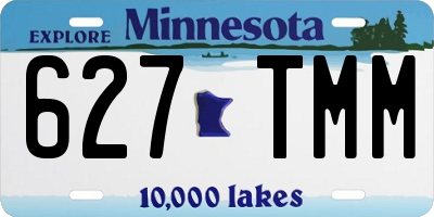 MN license plate 627TMM