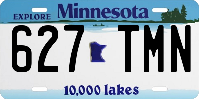 MN license plate 627TMN