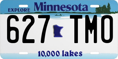 MN license plate 627TMO