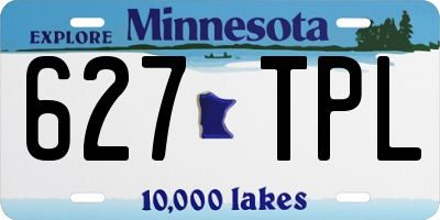 MN license plate 627TPL
