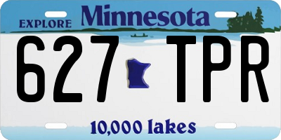 MN license plate 627TPR