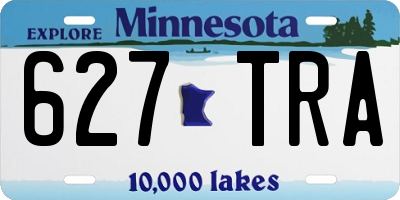 MN license plate 627TRA