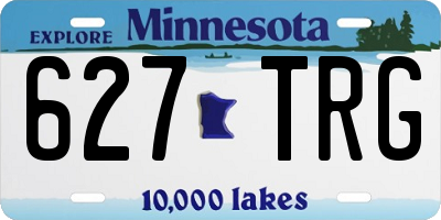 MN license plate 627TRG