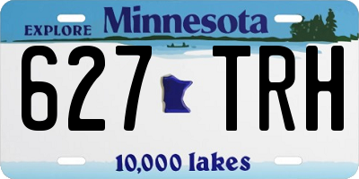 MN license plate 627TRH