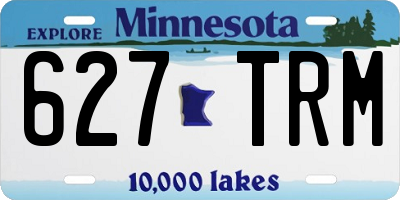 MN license plate 627TRM