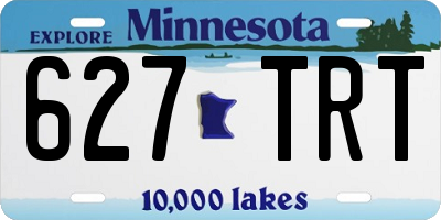 MN license plate 627TRT