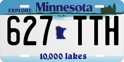 MN license plate 627TTH