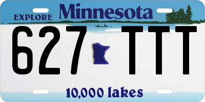 MN license plate 627TTT