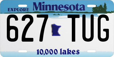 MN license plate 627TUG