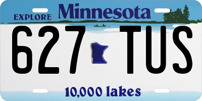 MN license plate 627TUS