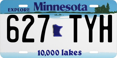 MN license plate 627TYH