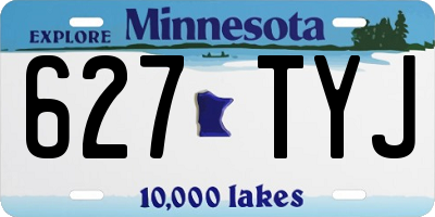 MN license plate 627TYJ