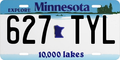MN license plate 627TYL