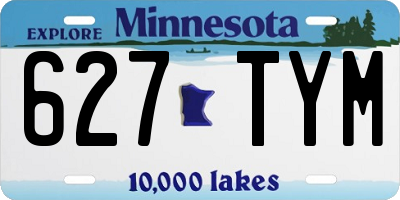 MN license plate 627TYM