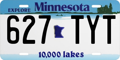 MN license plate 627TYT