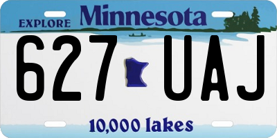 MN license plate 627UAJ