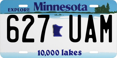 MN license plate 627UAM