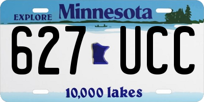 MN license plate 627UCC