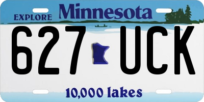MN license plate 627UCK