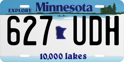 MN license plate 627UDH