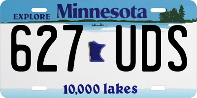 MN license plate 627UDS