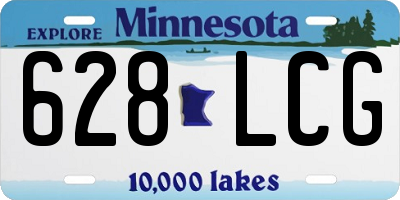 MN license plate 628LCG