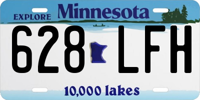 MN license plate 628LFH