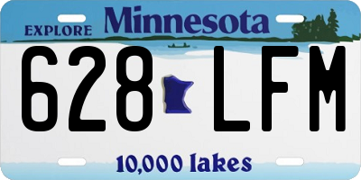 MN license plate 628LFM