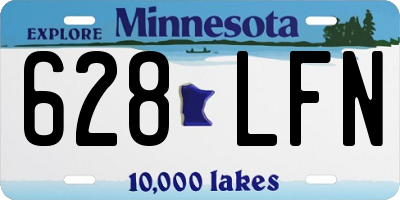 MN license plate 628LFN
