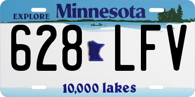 MN license plate 628LFV
