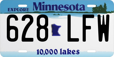 MN license plate 628LFW
