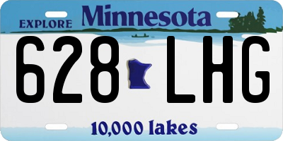 MN license plate 628LHG