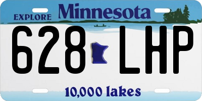 MN license plate 628LHP