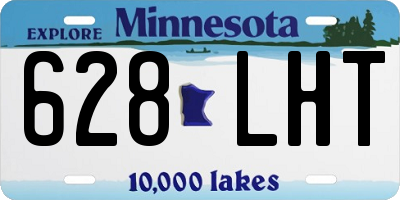MN license plate 628LHT