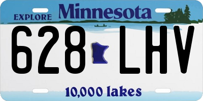 MN license plate 628LHV