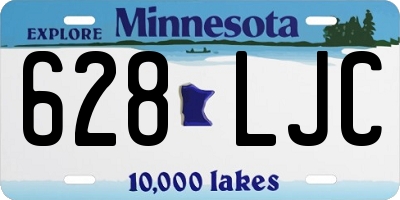 MN license plate 628LJC